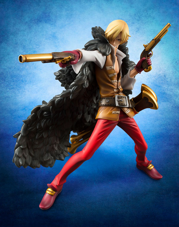 热血玩具模型手办海贼王山治香吉士战斗服版popmegahouse