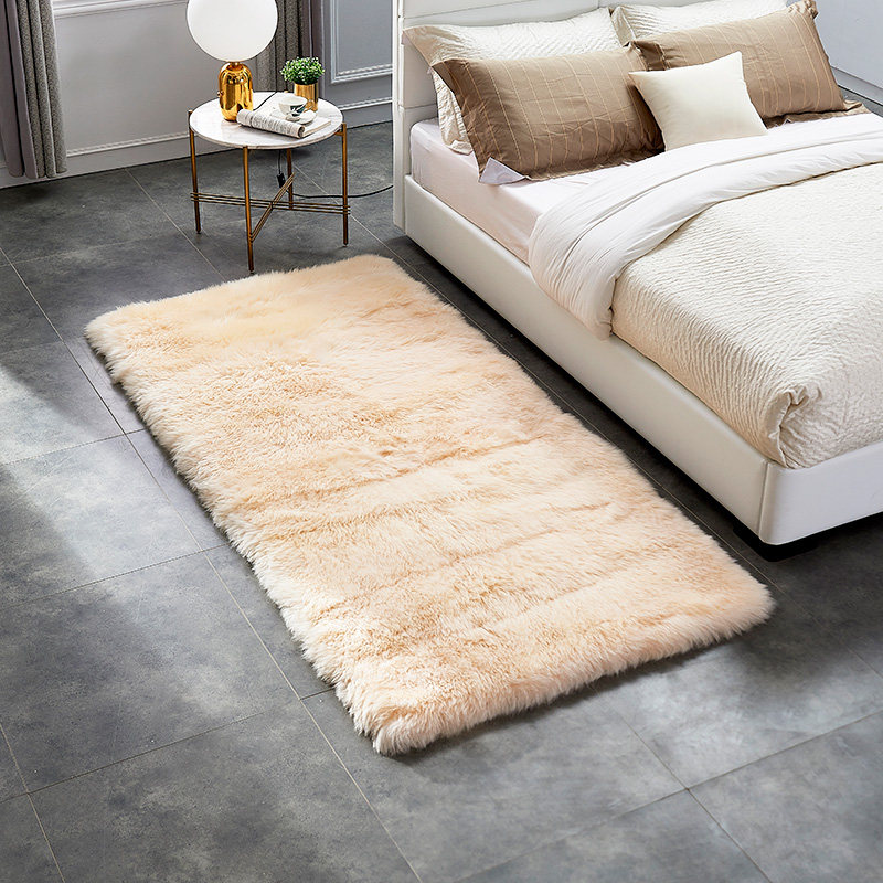 地毯羊毛澳尊澳洲铺地毯客厅卧室别墅定制羊毛皮地毯