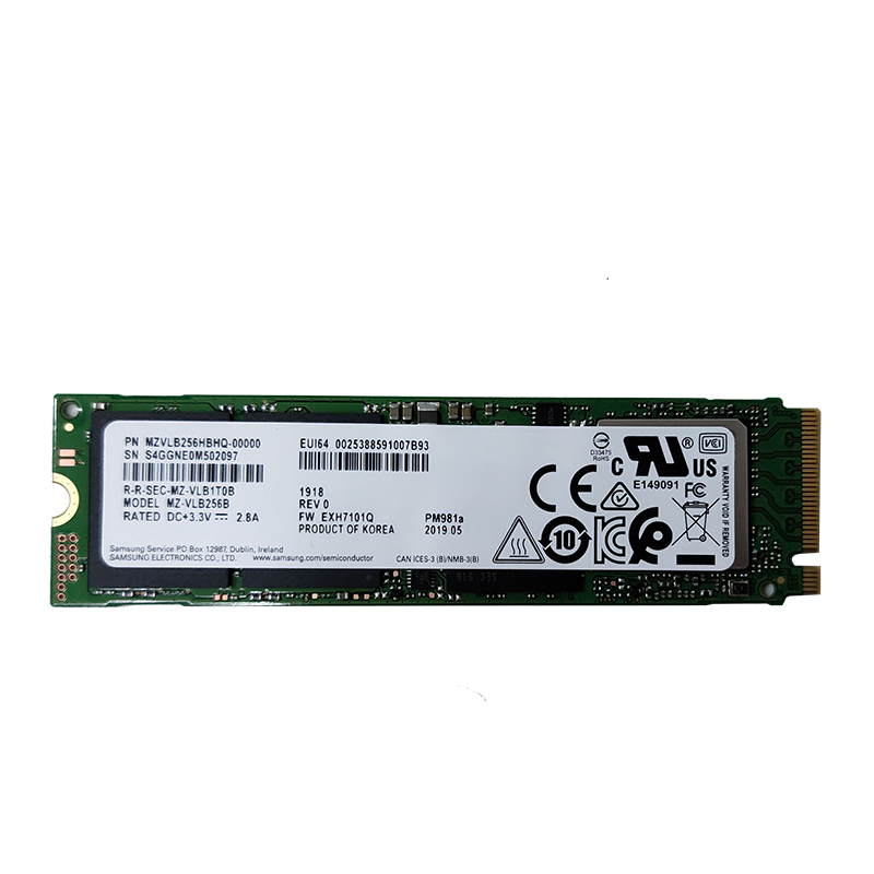 三星pm981apm9a1256g512g1tpcie4.0电脑m.2固态固态硬盘