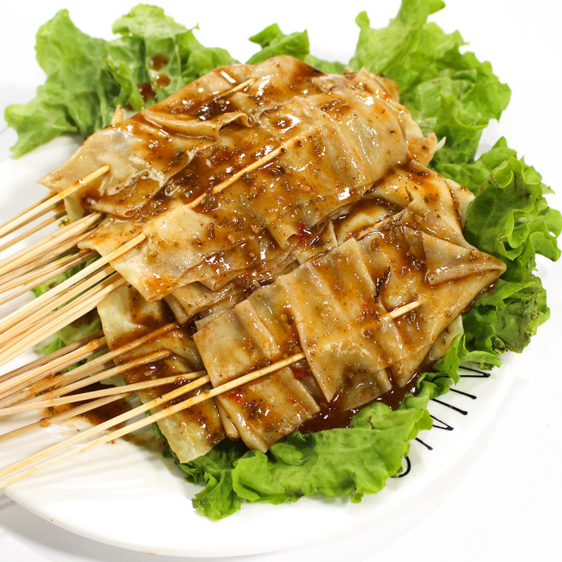 包邮老式豆皮100串 200g丁香怀旧小吃网红烧烤面筋制品
