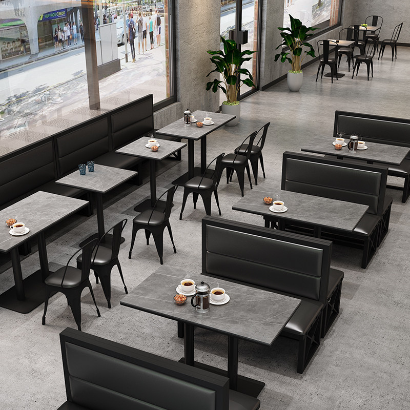 复古酒吧沙发发卡工业风音音乐餐吧小酒馆烧烤卡座