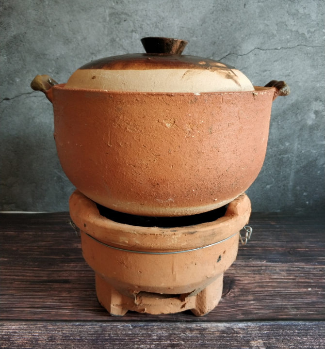 传统老式砂锅煲汤家用燃气明火土砂锅火锅炖锅汤煲汤锅潮州砂锅粥