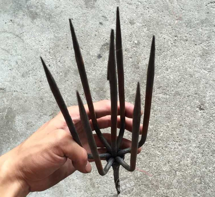 捕鱼y-jian工具鱼叉手工手工制制作野外泥鳅中间其他垂钓用品