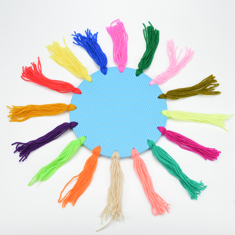 手工飞盘幼儿园diy儿童毛线泡沫纸板飞碟游戏其它早教玩具类