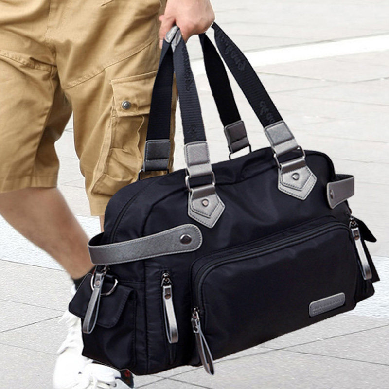 【男士包袋】男包包英伦帆布包大包休闲手提包单肩斜挎包男士旅行