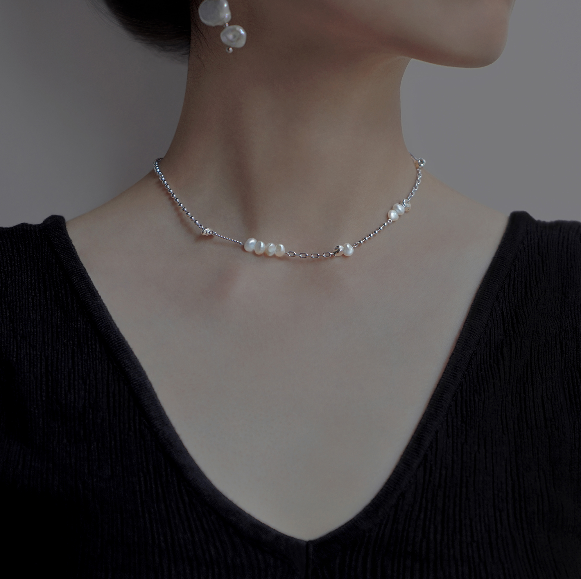 yeahjewelry官方原创设计首饰巴洛克珍珠项链礼物项链