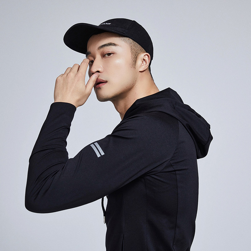 omg潮牌运动速干卫衣男长袖健身户外运动卫衣