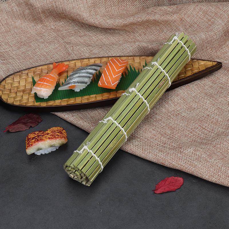 寿司青皮帘竹席子紫菜包饭竹卷卷帘diy白皮寿司帘