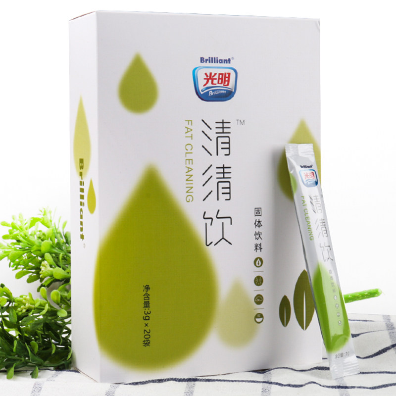光明膳食纤饮清清饮亚麻籽甘油二脂粉即食代餐光明旗舰店官方正品