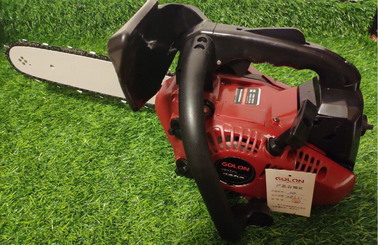 家用小松2500迷你小型汽油油锯伐木毛竹12寸手工锯