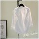 Embroidered cotton linen white shirt women's new fall 2020 Korean style literature and art single pocket long sleeve shirt casual top Embroidered cotton linen white shirt women's new fall 2020 Korean style literature and art single pocket long sleeve shirt casual top