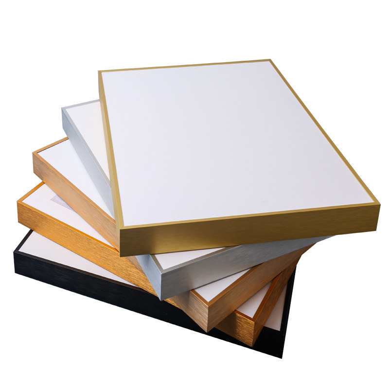 油画装裱铝合金窄边外框丙烯颜料绘亚麻油画布相框