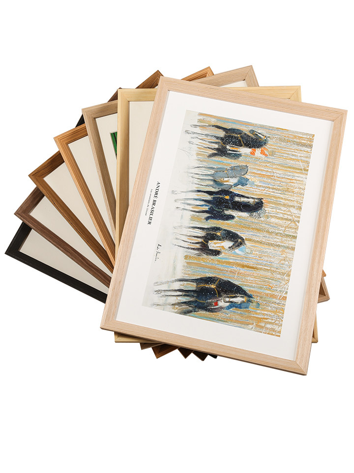 实木相框画框装裱挂墙素描1000片拼图16寸20寸相框