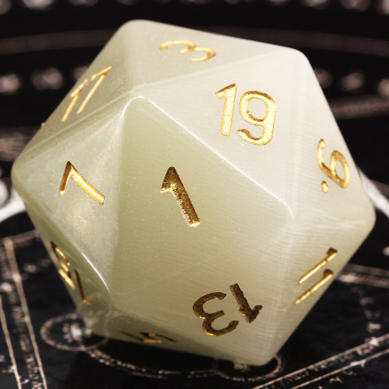 d20骰子数字跑团人格第五智牌白色万智牌dnd色子