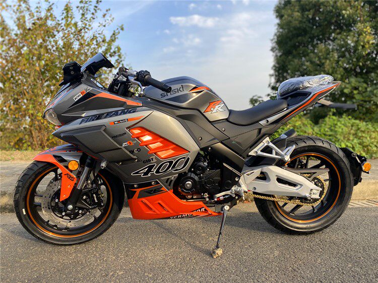 蛟龙跑车400火牙杜卡迪1199复古摩托车趴赛双缸水冷可上牌h2n19