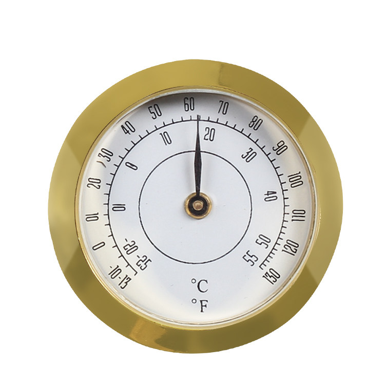 汽车载用车内气温度表气温表指针小型温湿度计机械式自动感应