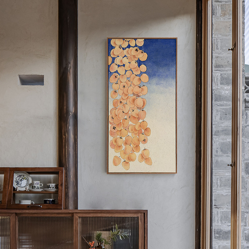 事事餐厅壁挂日式酒店民宿卧室客厅玄关如意现代装饰画