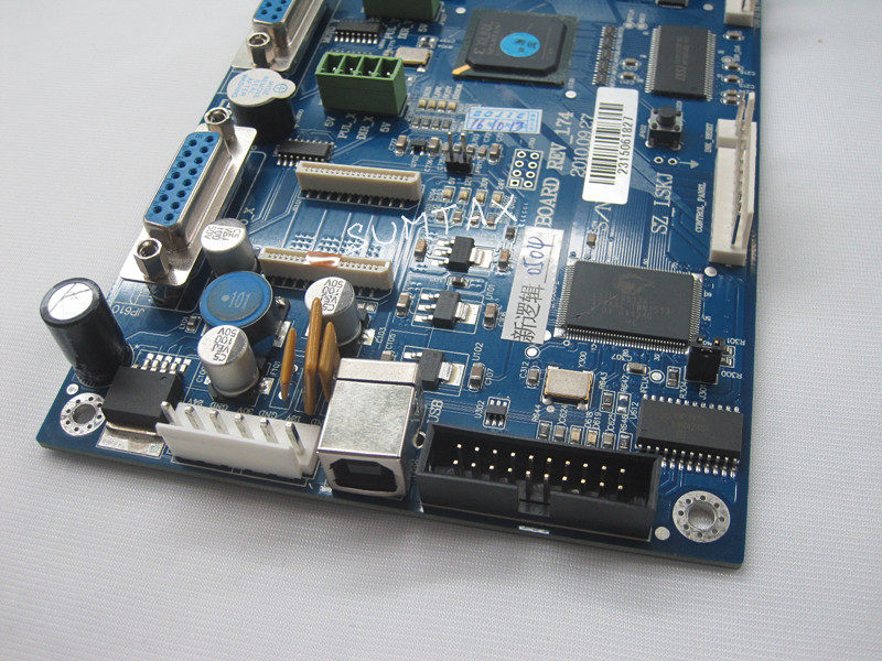 汉森主板中野压电写真机双头五代板卡系统主板