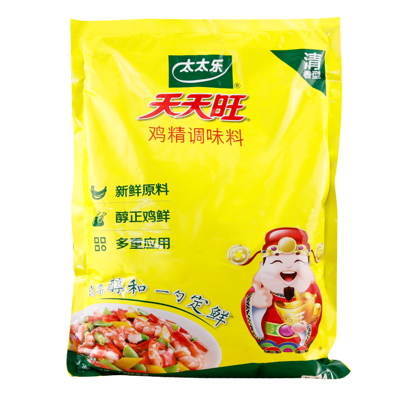正品太太乐天天旺鸡精调味料财神爷888g炒菜煮汤耐高温鸡精