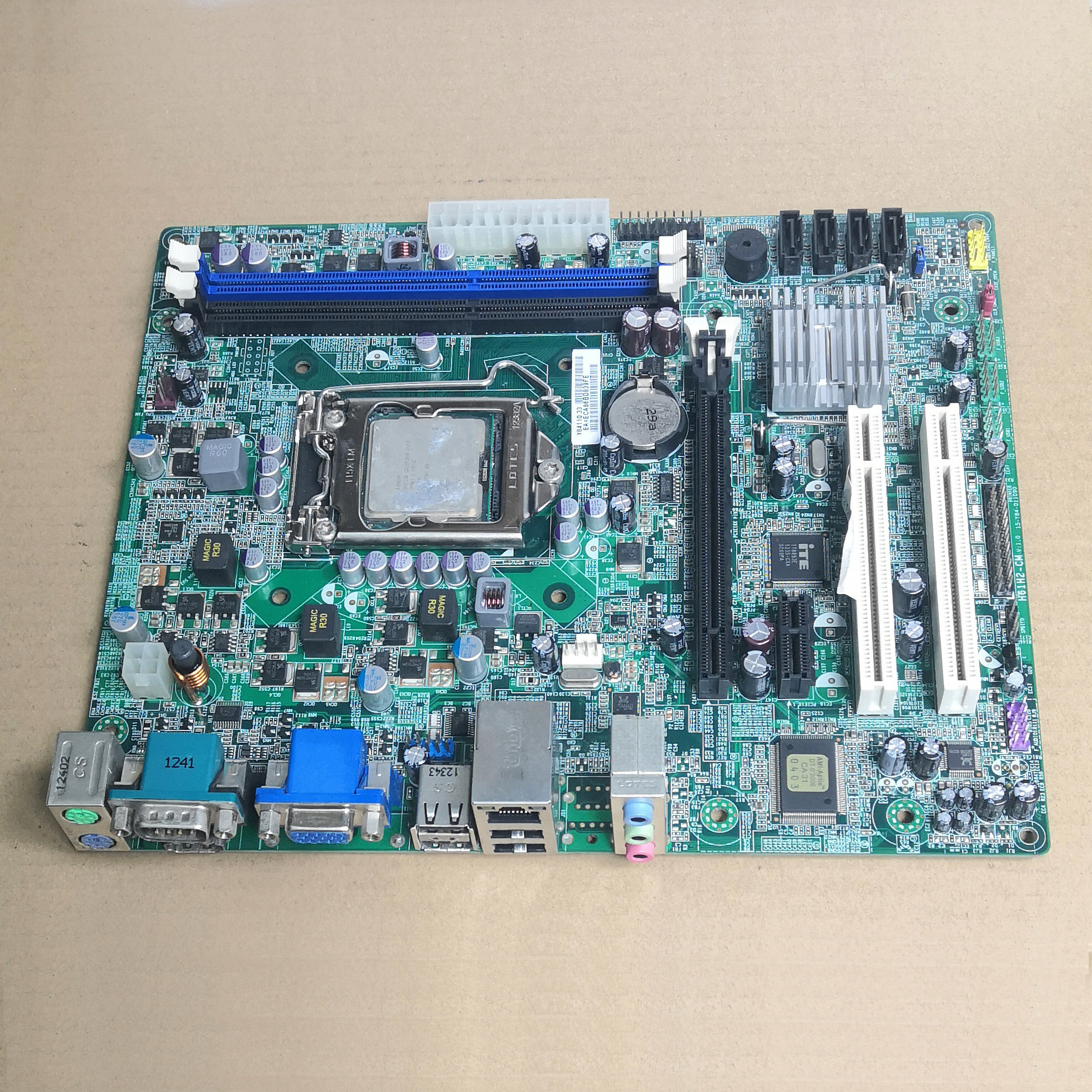 主板包邮清华同方h61h2cmipmsb1155针h61cpu带双pci主板