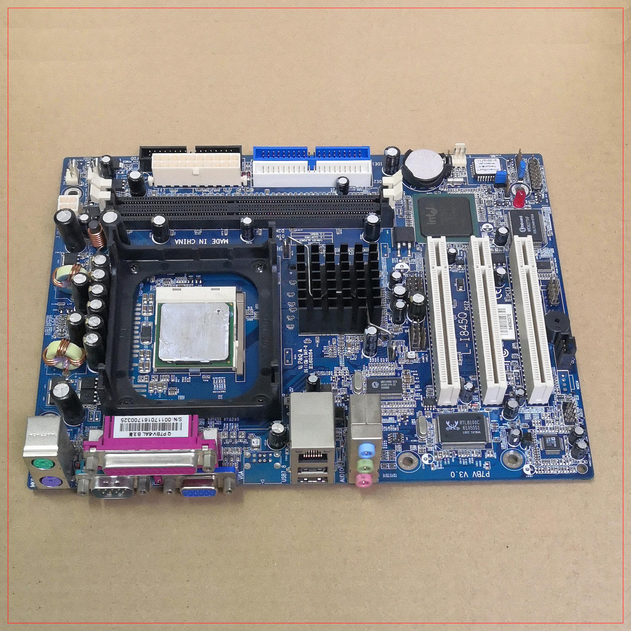 主板联想hl线切割工控865g全套845g478针插卡主板