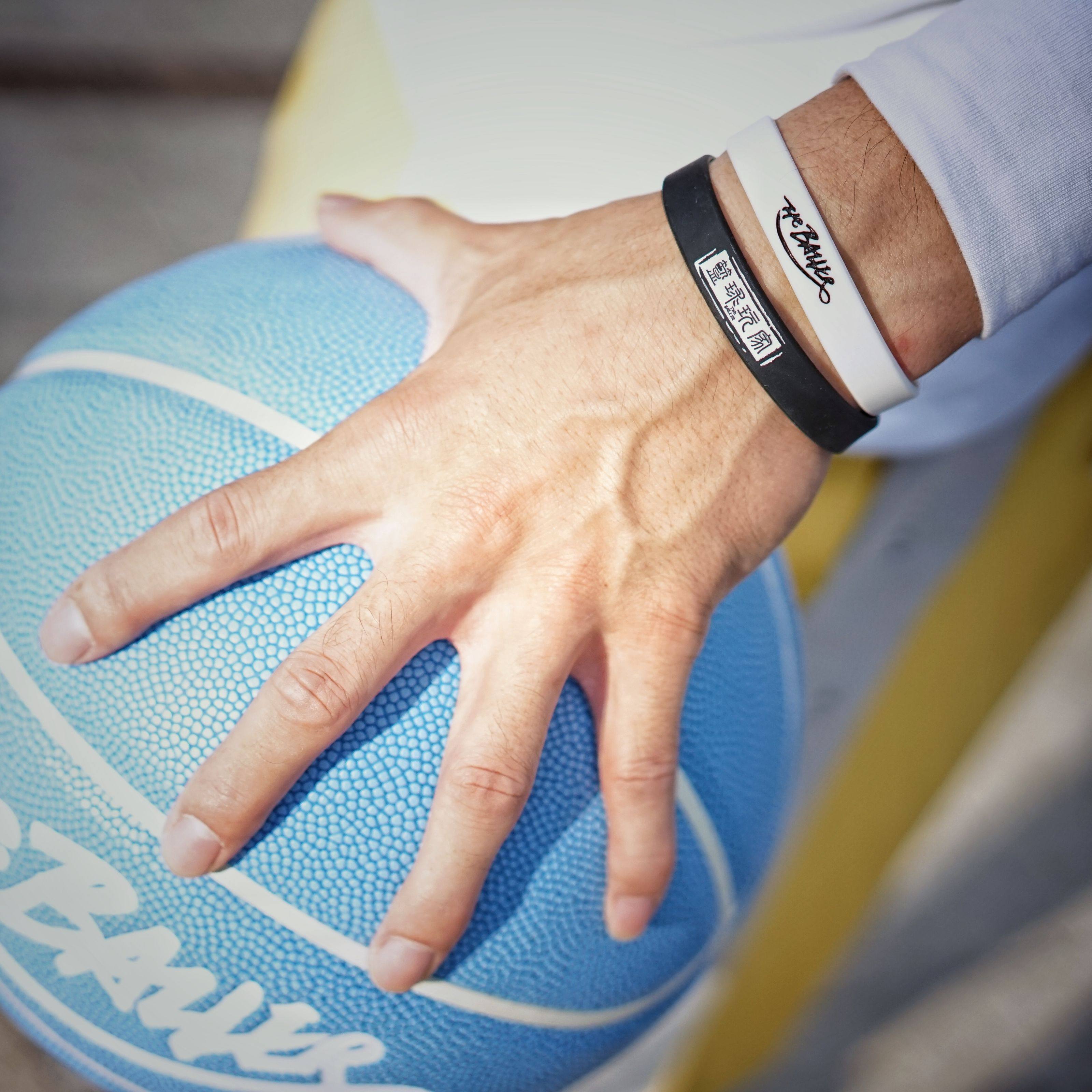 theballer篮球玩家硅胶手环腕带鲁大师鲁大湿同款运动手环