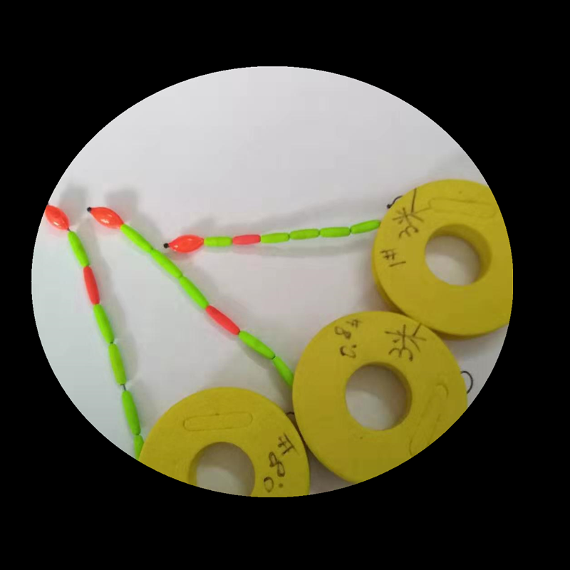 南通传统钓站浮钓鱼老鼠尾巴3.6米七星漂线组成品主子线私人订制