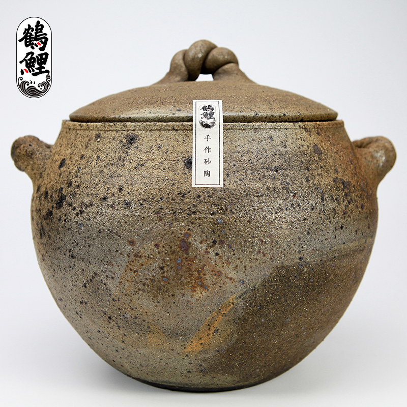 套装孕妇大砂锅复古炖肉炖汤砂锅无釉炖整鸡炖罐汤罐粥网红日式