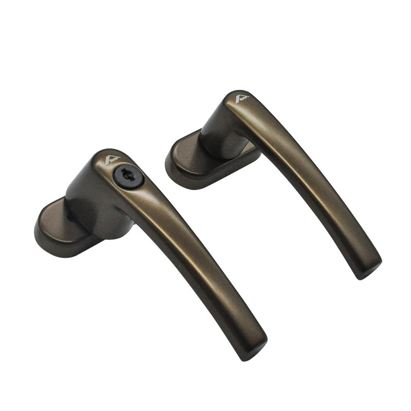 执手roto塑钢平开门窗传动带锁双面标准锁铝包执手