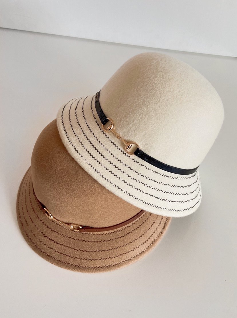 简约造型法式呢帽毛呢帽时髦秋冬设计子女帽子帽子