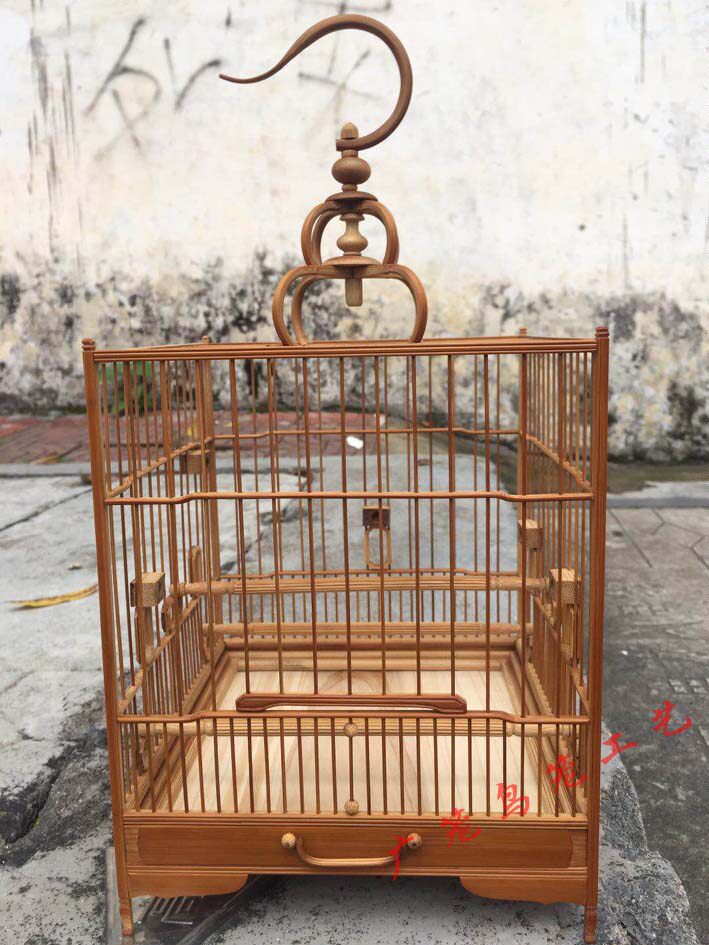 鸟笼四方竹制绣眼小鸟配竹金青灰燕清远竹笼鸟笼
