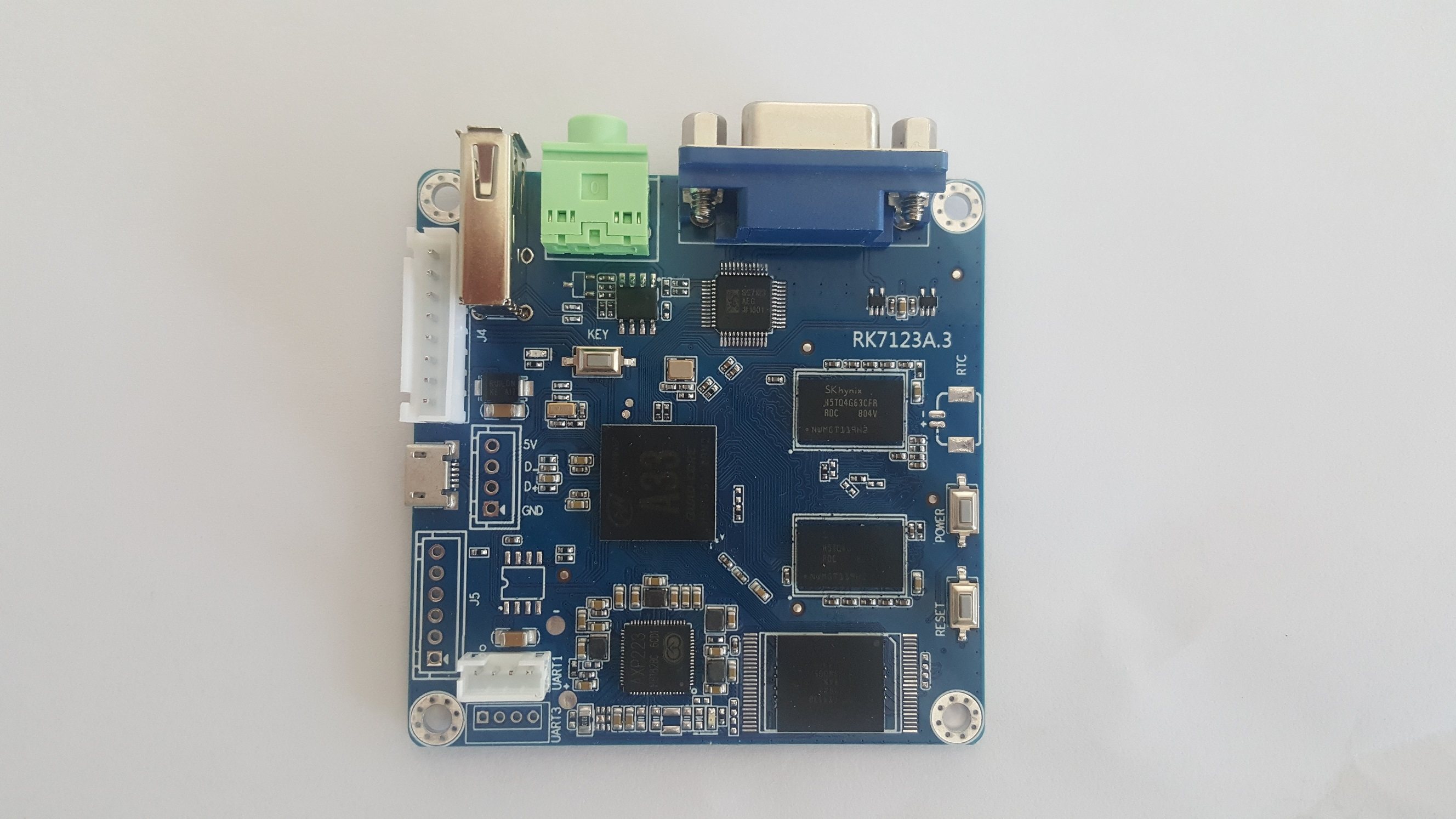 主板全志a33arm四核vga游戏小主安卓android开发板