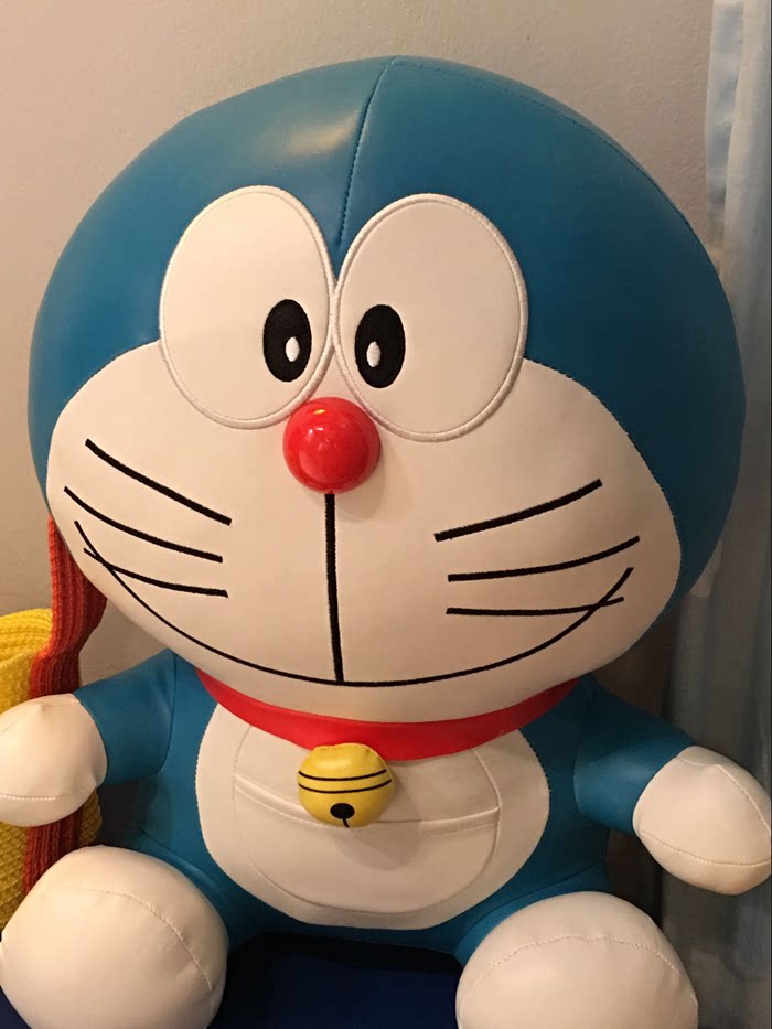 正版叮当猫机机器猫公仔pu大号女生生日儿童节礼物毛绒