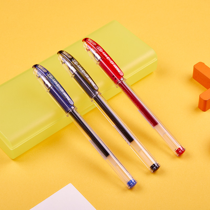 百乐pilotbl-g3g-3经典办公考试用笔金属笔尖中性笔