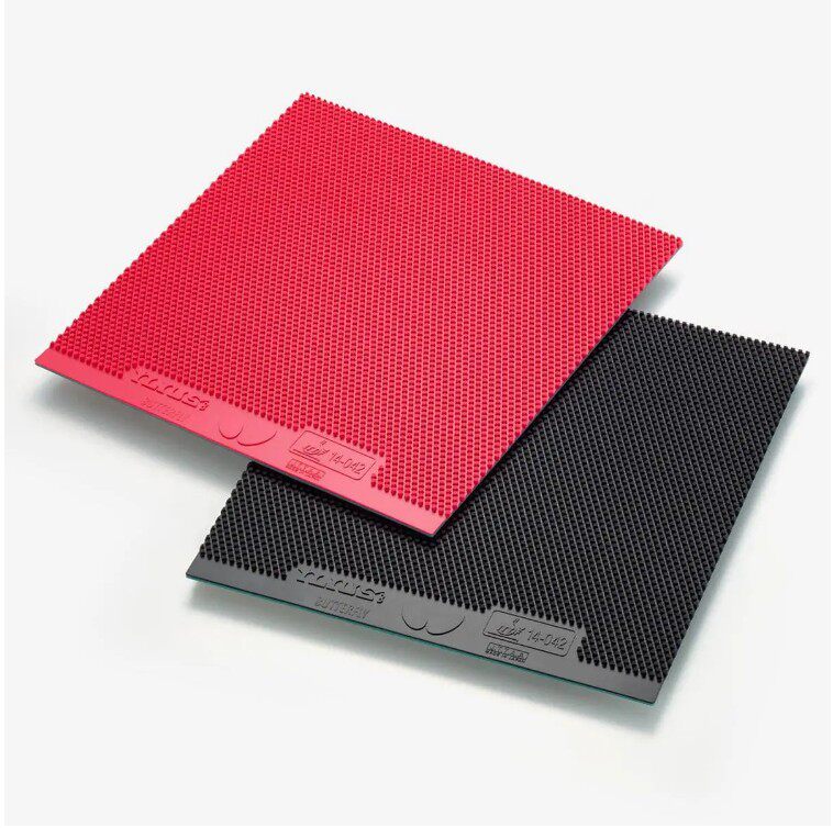 21年jpbutterfly蝴蝶乒乓球长胶套iliu兼备变化进攻乒乓套胶