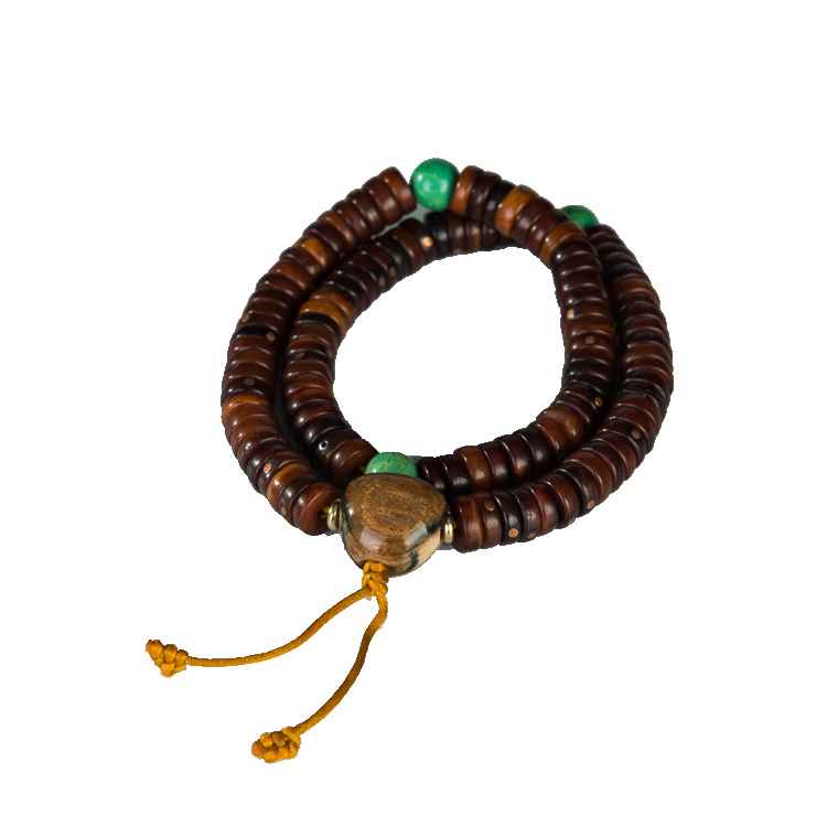 佛珠藏传密宗珠串玉化红包浆老料满108颗高配版佛珠手链