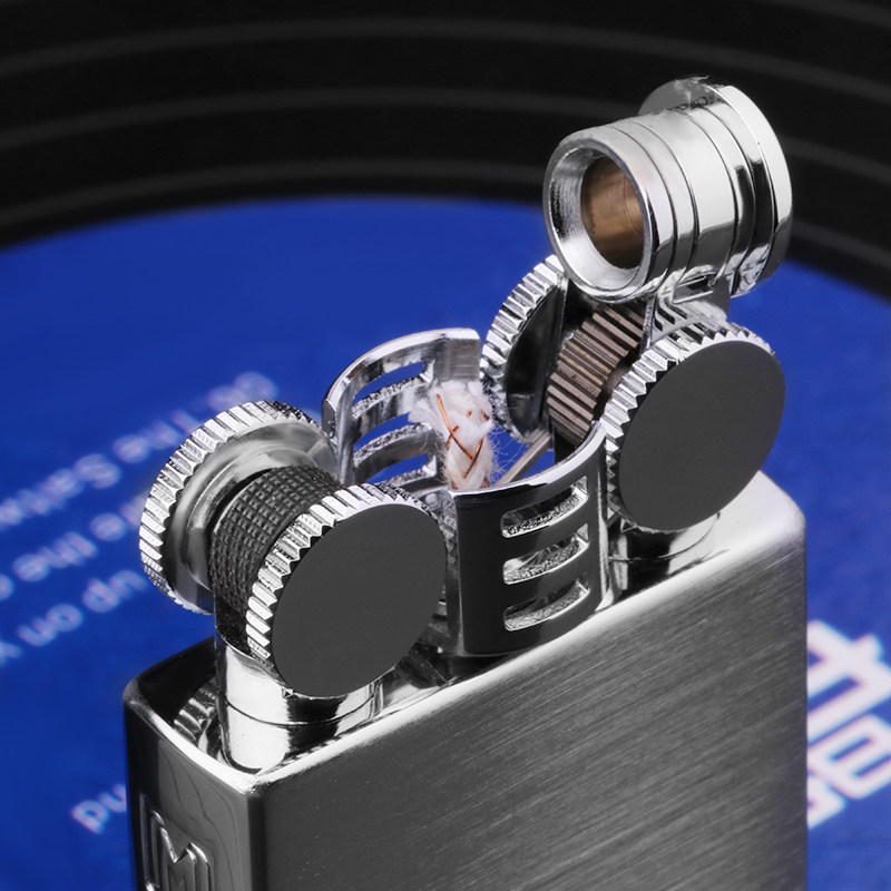 原装日本marvelous玛乐思煤油打火机 创意经典双轮玛乐斯火机 n型