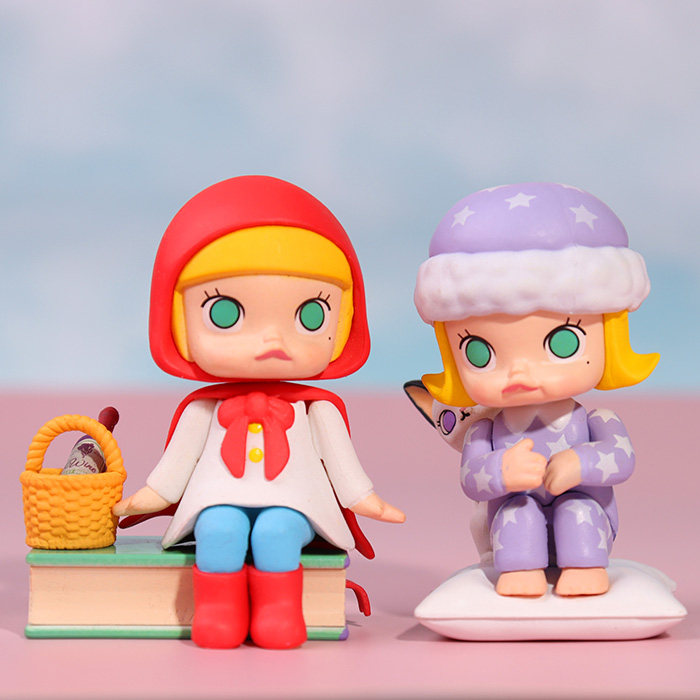 潮玩摆件公仔礼物物品茉莉一天福袋泡泡玛特盲盒潮玩盲盒