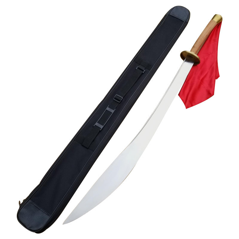 武术八卦刀硬刀不锈钢轻型半硬刀太极双手表演刀未更多武术装备