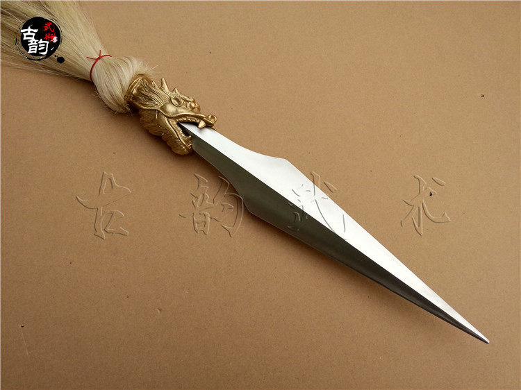 长枪大枪霸王枪不锈钢红缨枪长矛表演太极游龙枪包更多武术装备