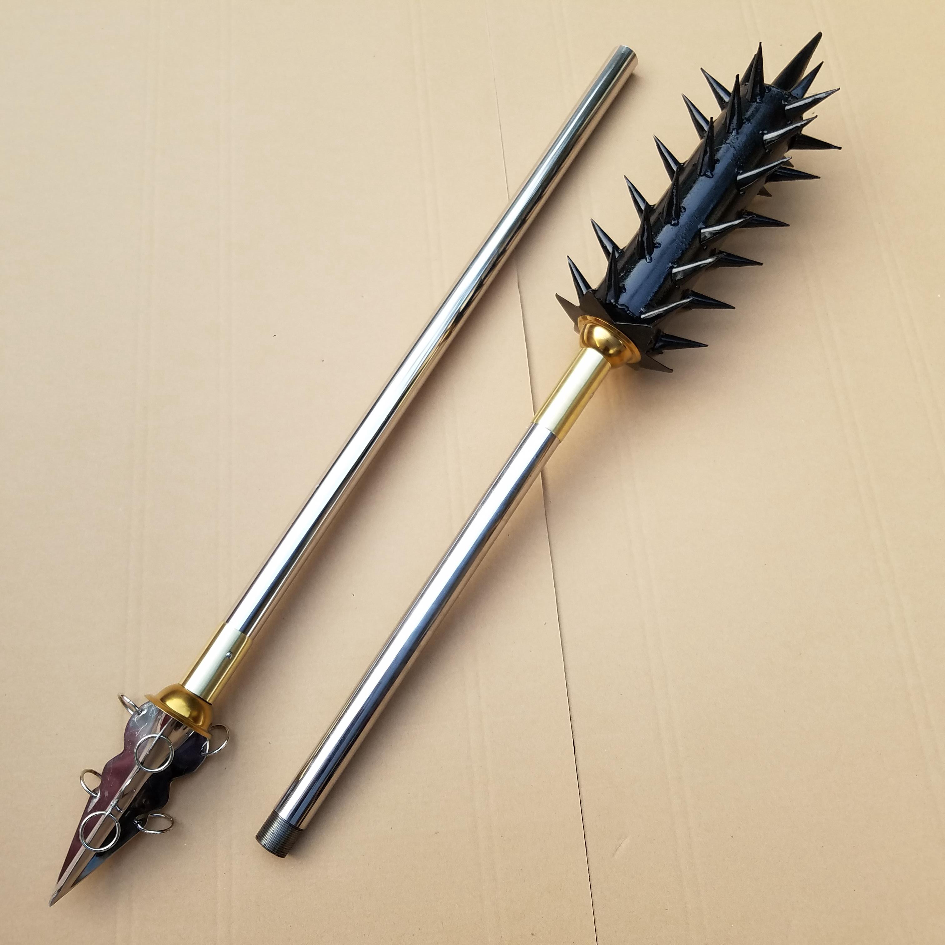 武术臻武狼牙棒不锈钢十八般兵器表演用品兵器舞台影视更多武术装备