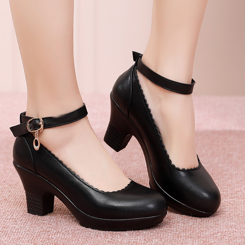 舞鞋新款女鞋旗袍走秀形体三步现代舞真皮跳舞广场舞鞋