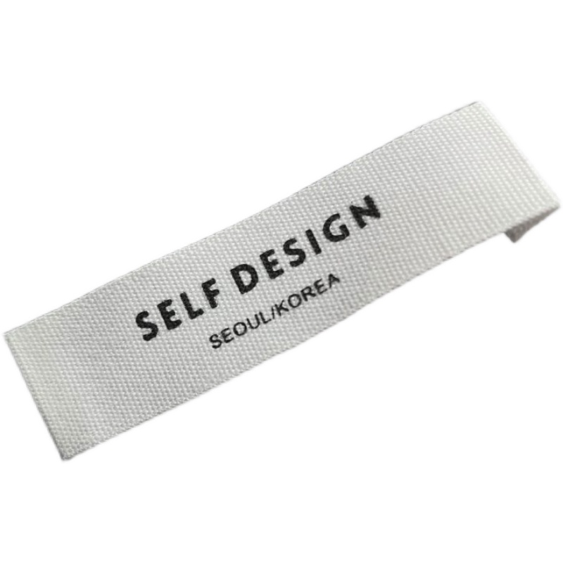 订做服装女装韩国现货领标织唛商标衬衫裤子洗唛