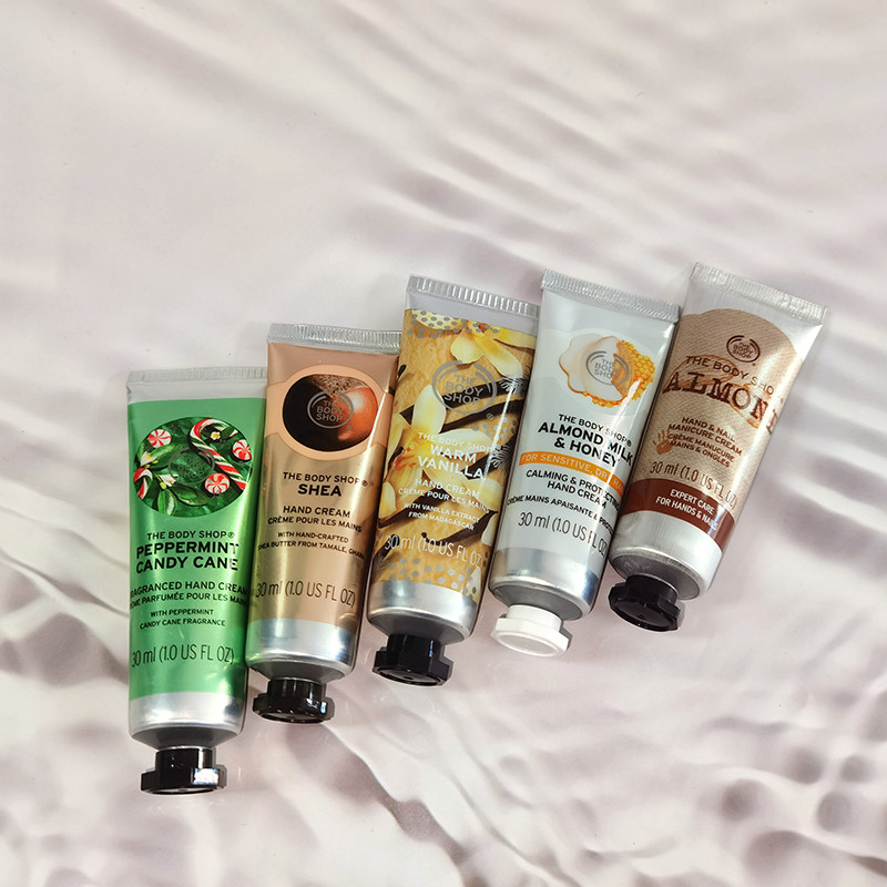 thebodyshop美体小铺蜂蜜杏仁牛奶护手冬季滋润保湿补水护手霜