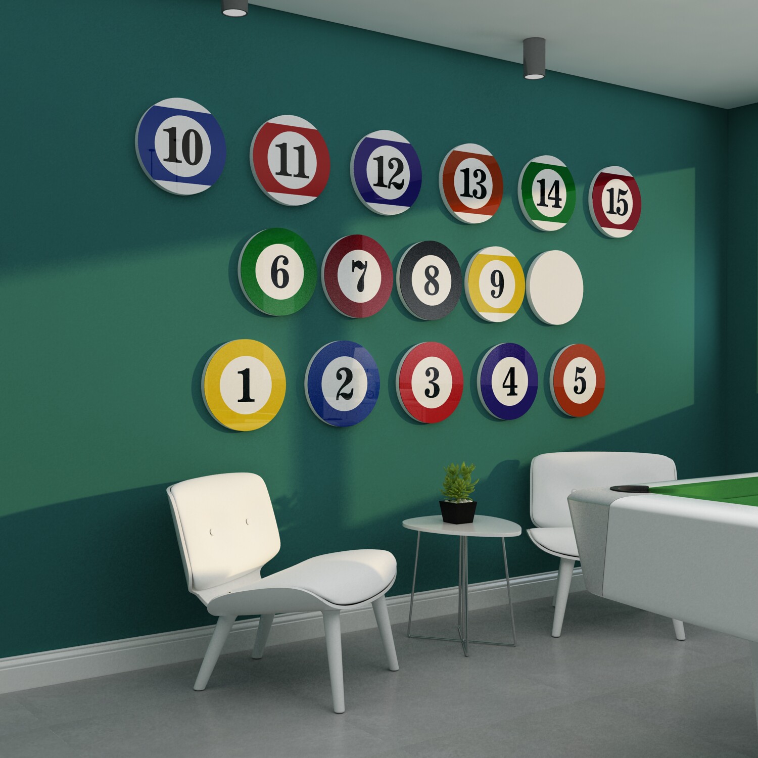 台球室厅墙面装饰用品俱乐部创意摆件壁画广告海报软装墙贴