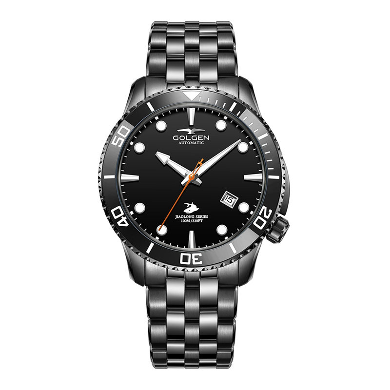 2020新款古尊蛟龙号手手表机械表表盘精钢夜光国产腕表