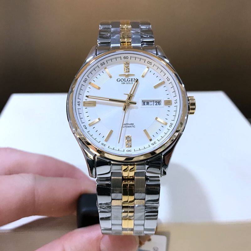 专柜正品18k金古尊古尊手表golgen全自动机械表商务国产腕表