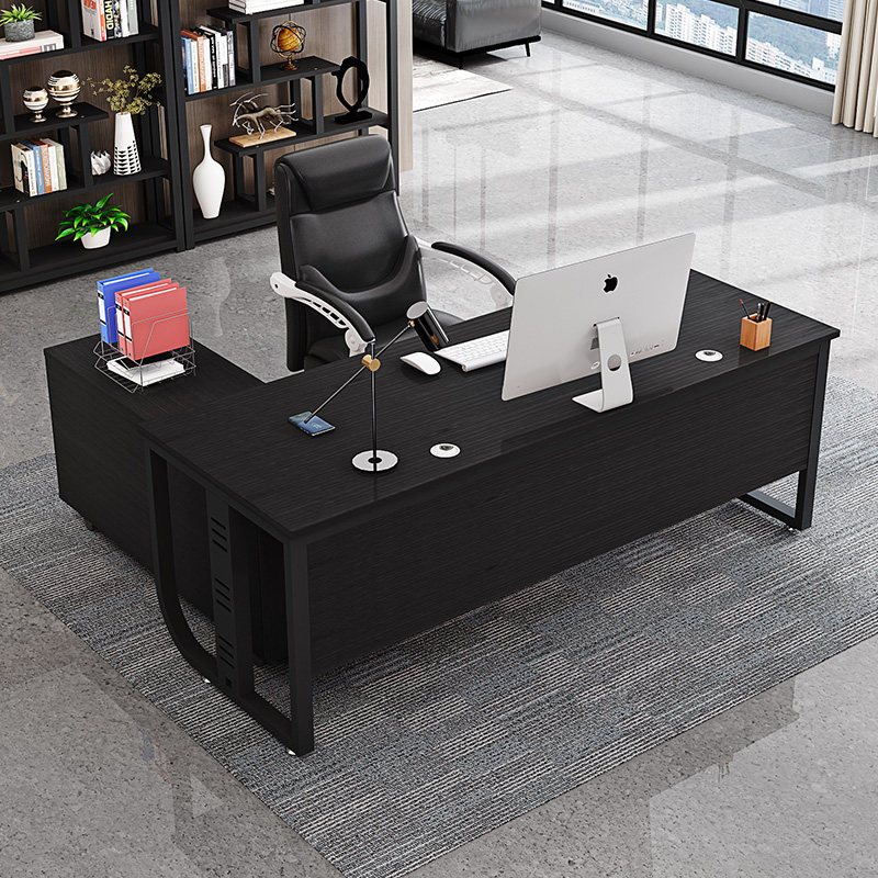 老板办公桌简约现代办公室桌椅组合家具单人经理大班台