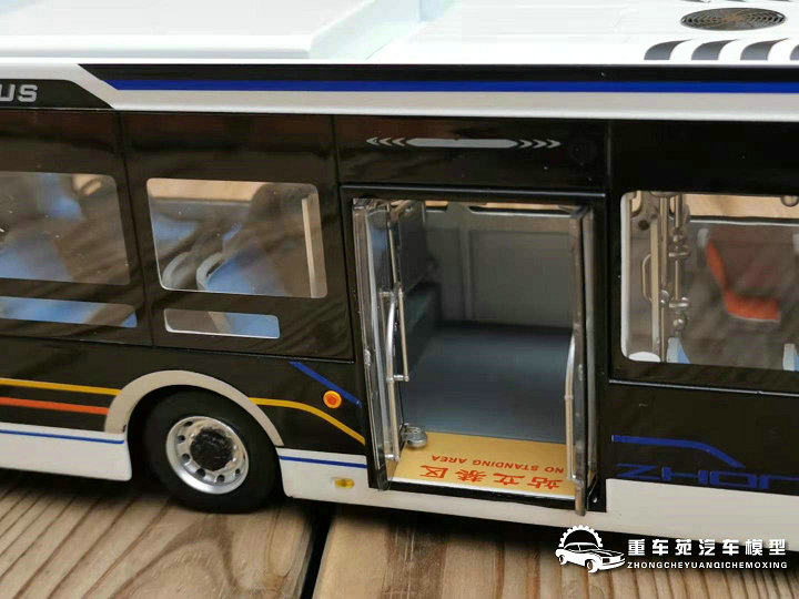 原厂中通客车模型lck6126evgra1电动12米城市公交巴士车模车模