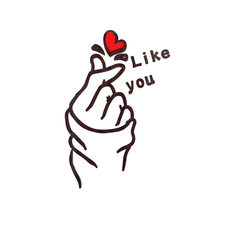 你今天真好看墙贴服装店网红出租屋改造文字贴纸房间装饰宿舍贴画